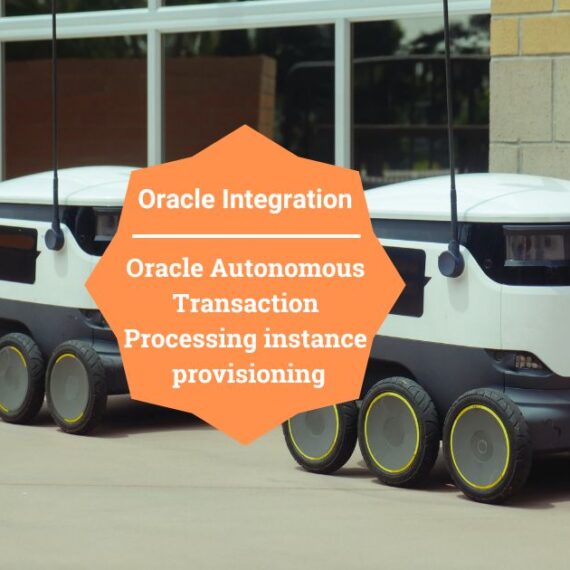 Oracle Autonomous Transaction Processing instance provisioning