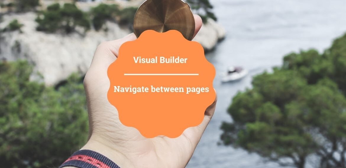 Navigate between pages in Oracle Visual Builder