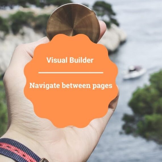Navigate between pages in Oracle Visual Builder