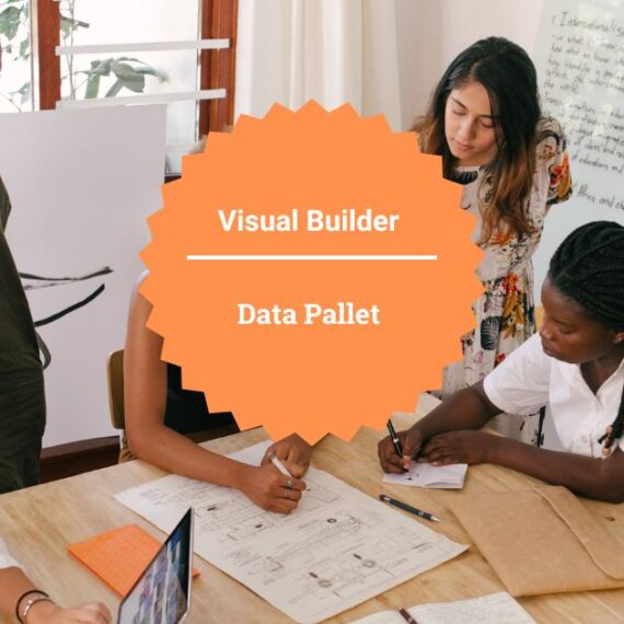 Data Pallet in Oracle Visual Builder