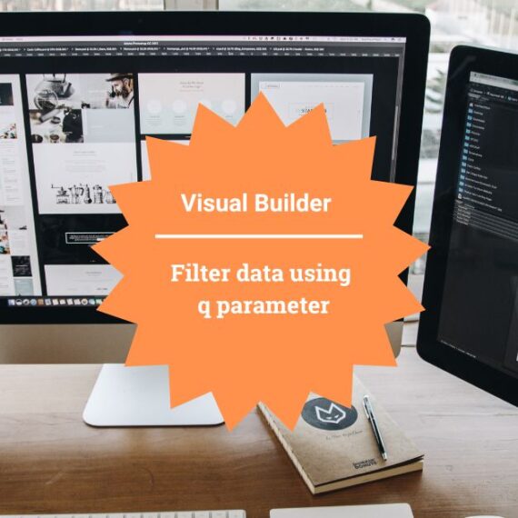 Filter data using q parameter in Oracle Visual Builder