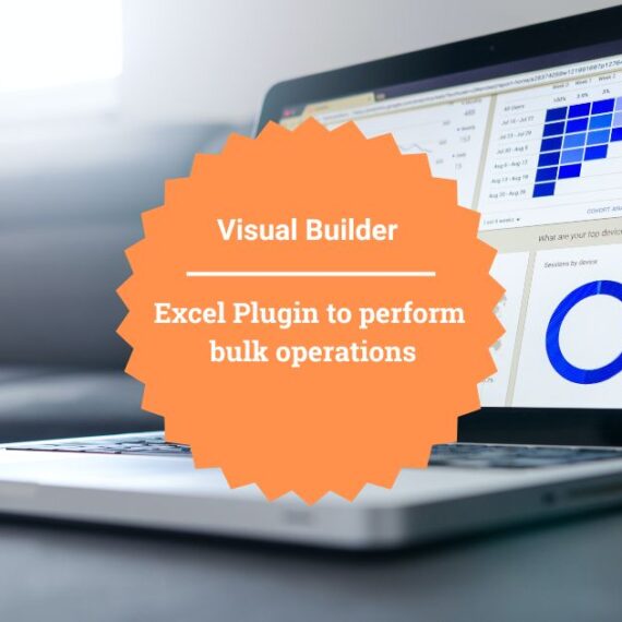 Oracle Visual Builder Excel Plugin to perform bulk operations