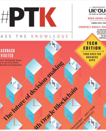 A paper is published in PTK issue#73 tech edition of UKOUG