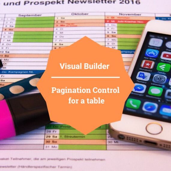 Pagination Control for a table in Oracle Visual Builder