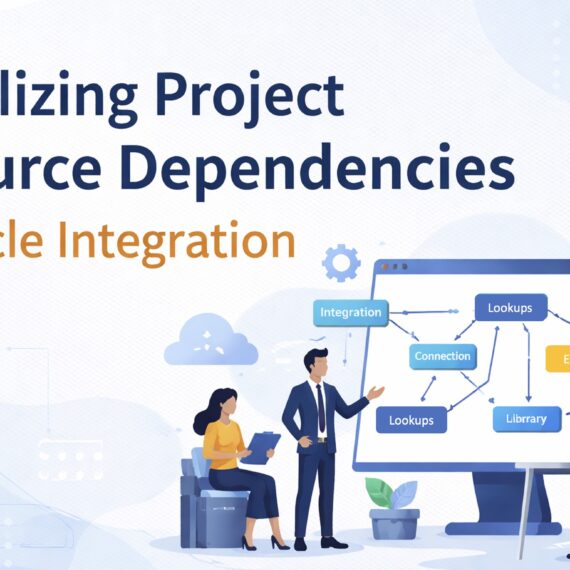 Visualizing Project Resource Dependencies in Oracle Integration
