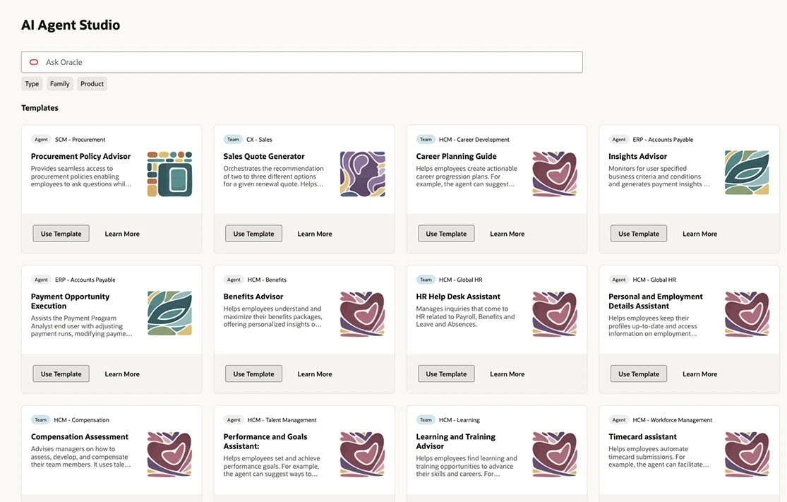 Oracle Fusion AI Agent Studio