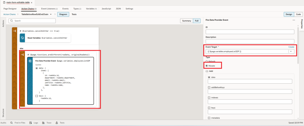 Layouteditor Oracle Form layout in an editable table component in Oracle Visual Builder ...