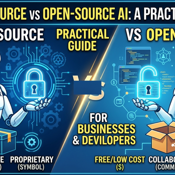 Closed-Source vs Open-Source AI Models: A Practical Guide for Businesses and Developers